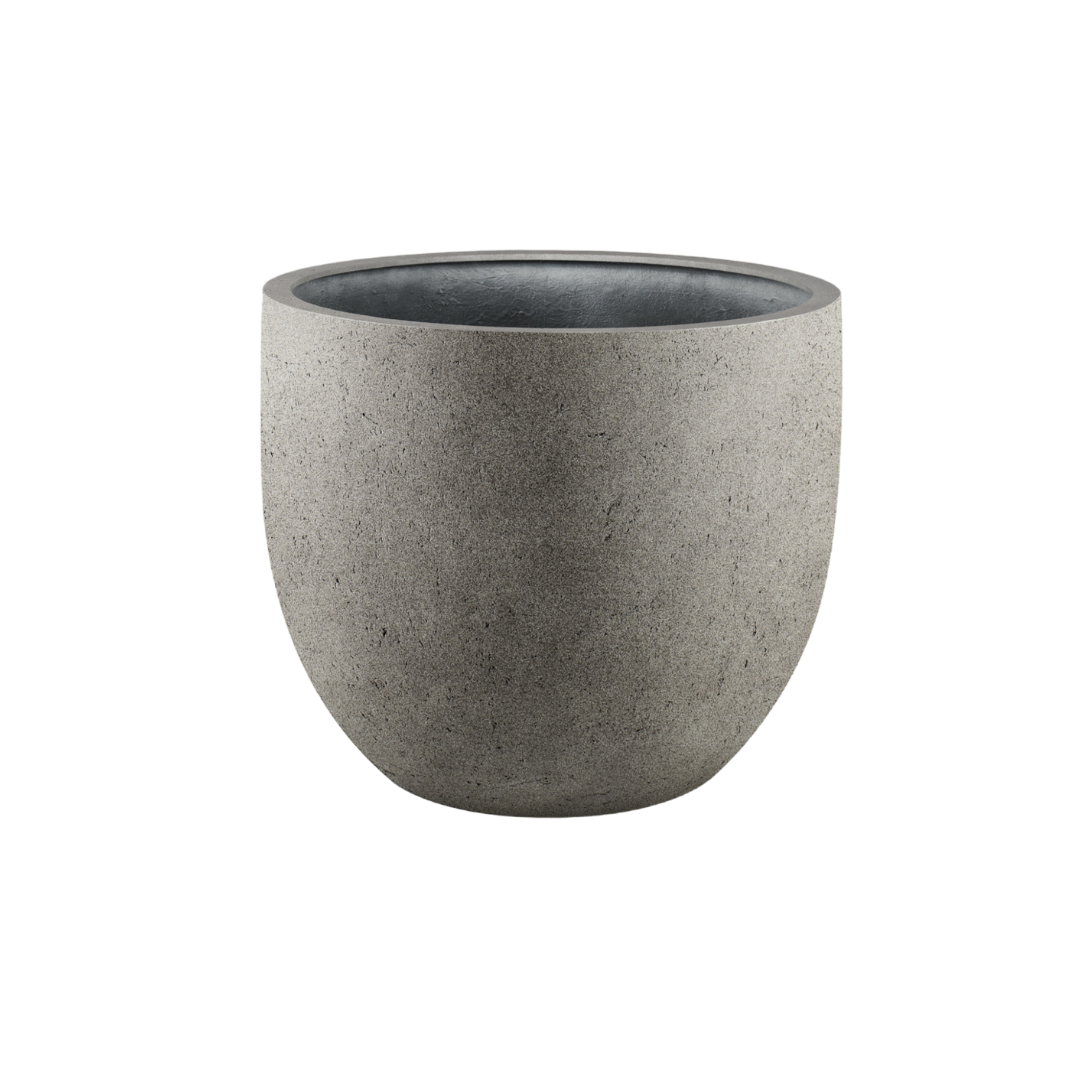 PANGIVO - Pot de fleurs béton gris 45 x 45 x 38 cm - PANGIVO