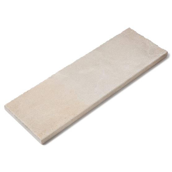 Margelle de piscine Pierre Evora Beige 100x33x4 cm Bord Droit (à l'unité) - RO'MA NATURE - Image 1