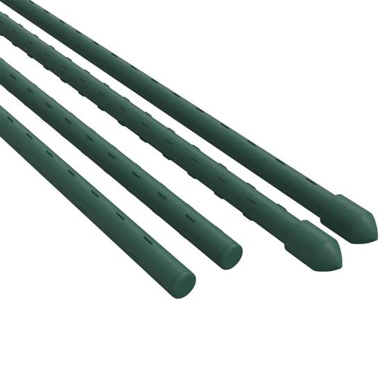 30 pcs Piquets de Fixation - Piquets de sol pour plantes de jardin vert 115 cm acier - Image 4