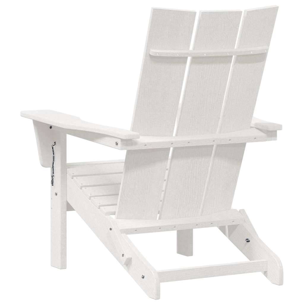 Chaise de jardin Polyéthylène Blanc 80.5 x 74.5 x 92 cm, Poids :34.04kg - PANGIVO - Image 7