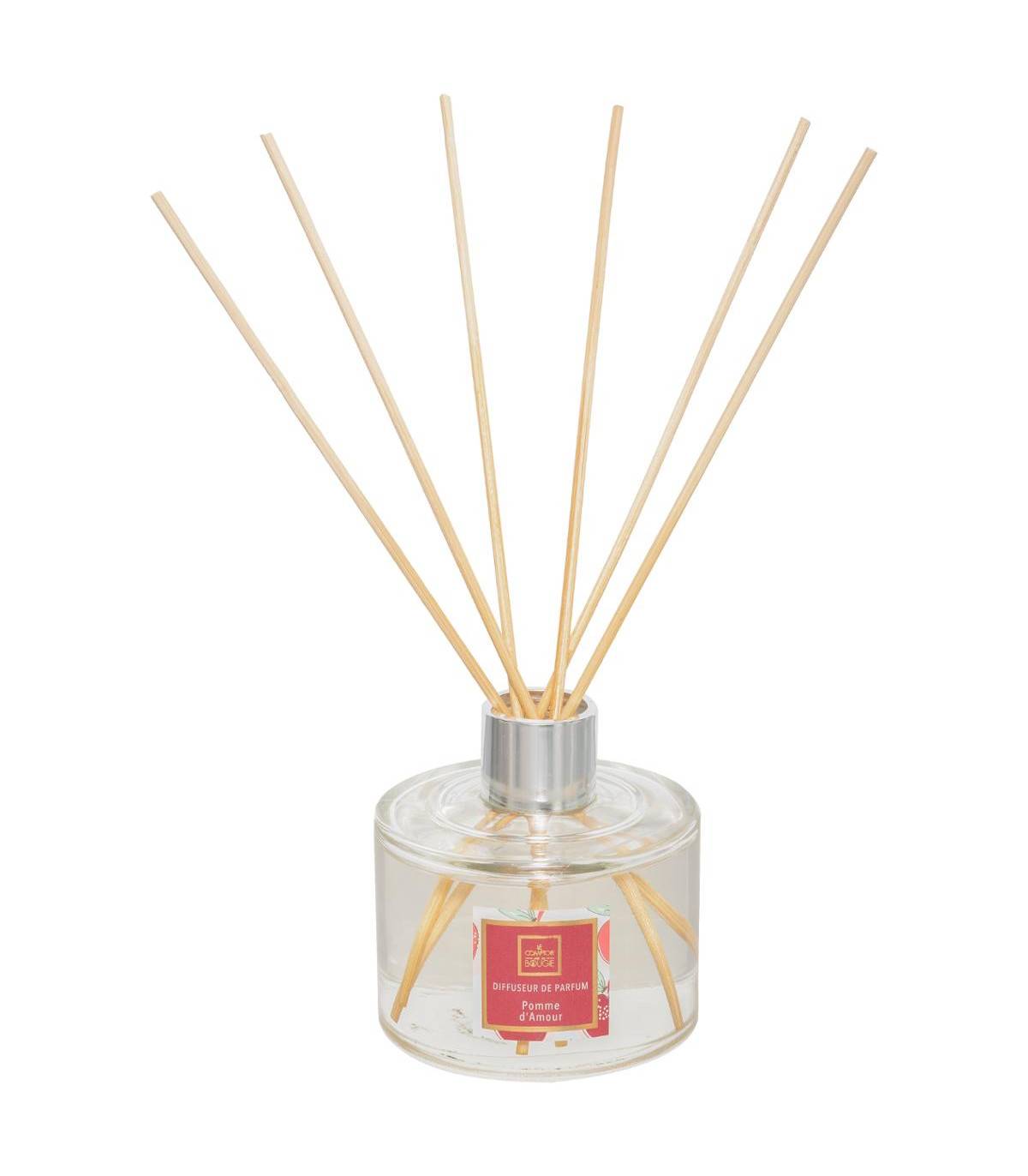 Diffuseur de parfum Pomme d'amour 200 ml avec 6 Bâtonnets - Image 1