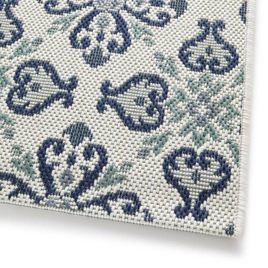 Decoweb - Tapis d'extérieur et intérieur - Louisette - Bleu et vert - 120 x 170 cm - Decoweb - Image 6