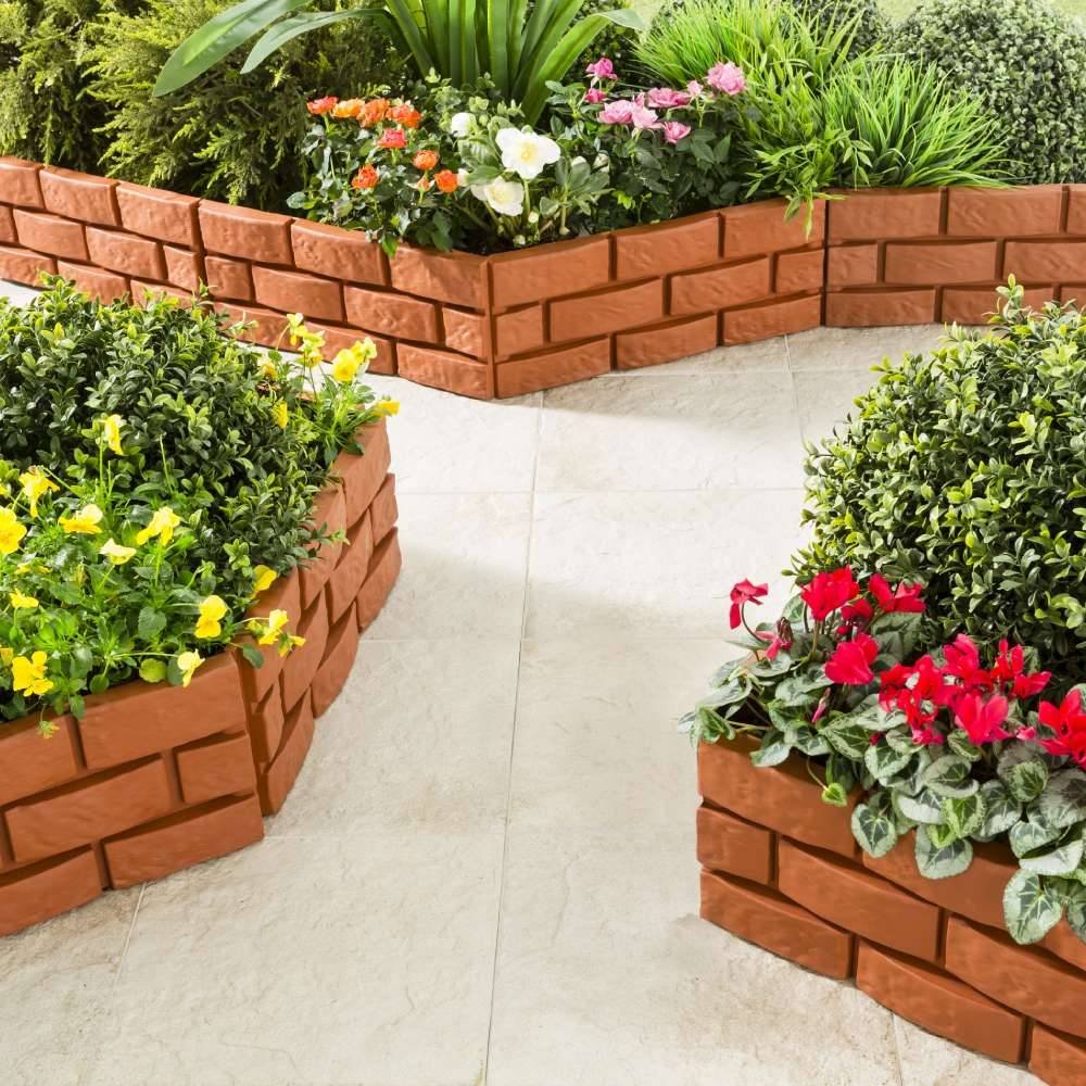 Bordures de jardin imitation brique - lot de 24 - Image 3