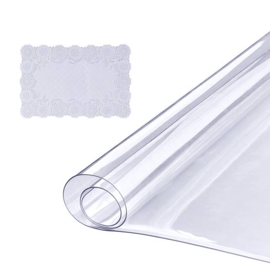 Vevor - VEVOR Nappe Rectangle Transparente Protection de Table en PVC 92,5x45,7x1,5 mm - Image 1