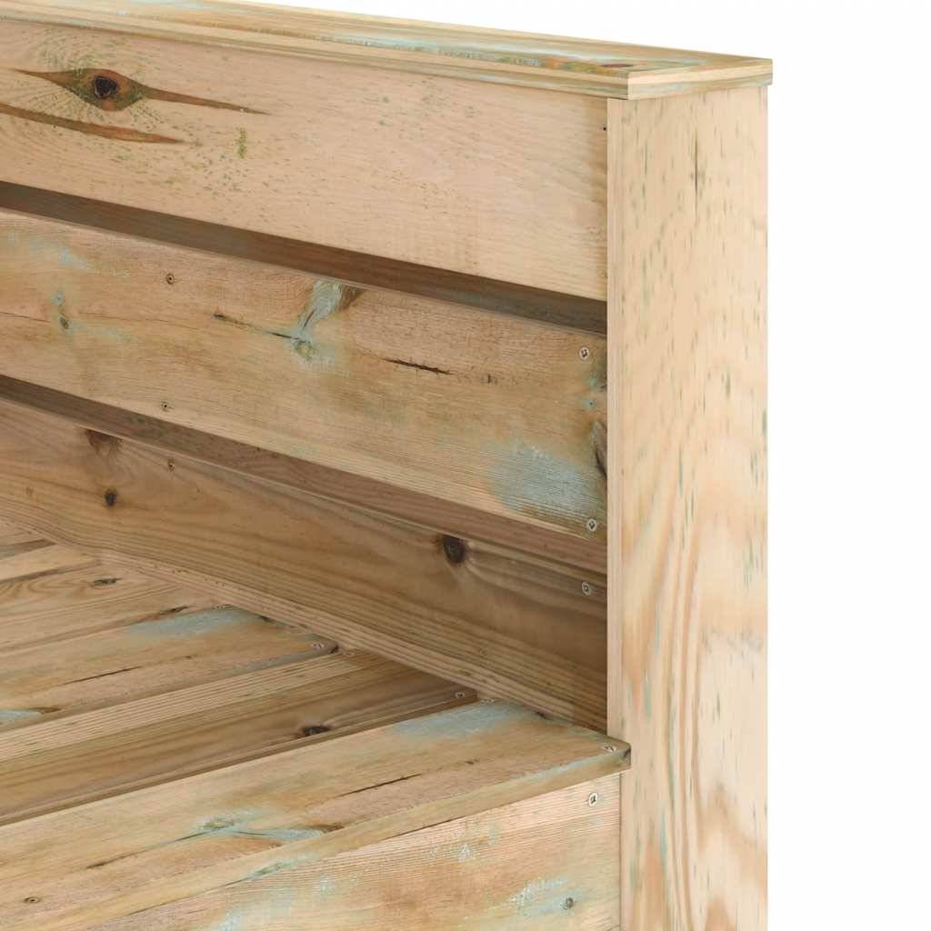 Salon de jardin palette 2 pcs | Mobilier d'extérieur Bois de pin imprégné Maison Chic - Image 6