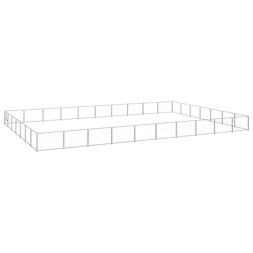 Vidaxl - Chenil Argenté 70 m² Acier vidaXL 3082186 - Image 2