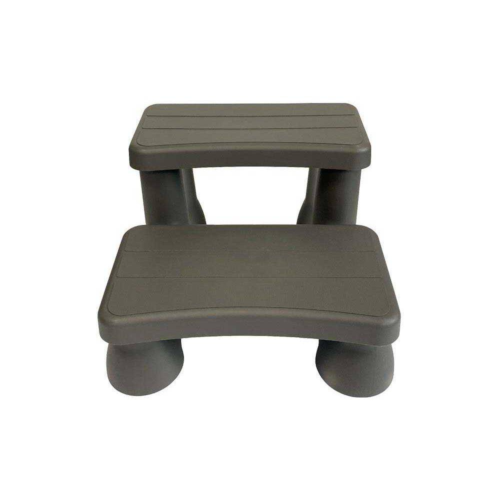 Escalier PVC 2 marches pour spas Alpina et MLSpa Longueur 61 cm - Image 2