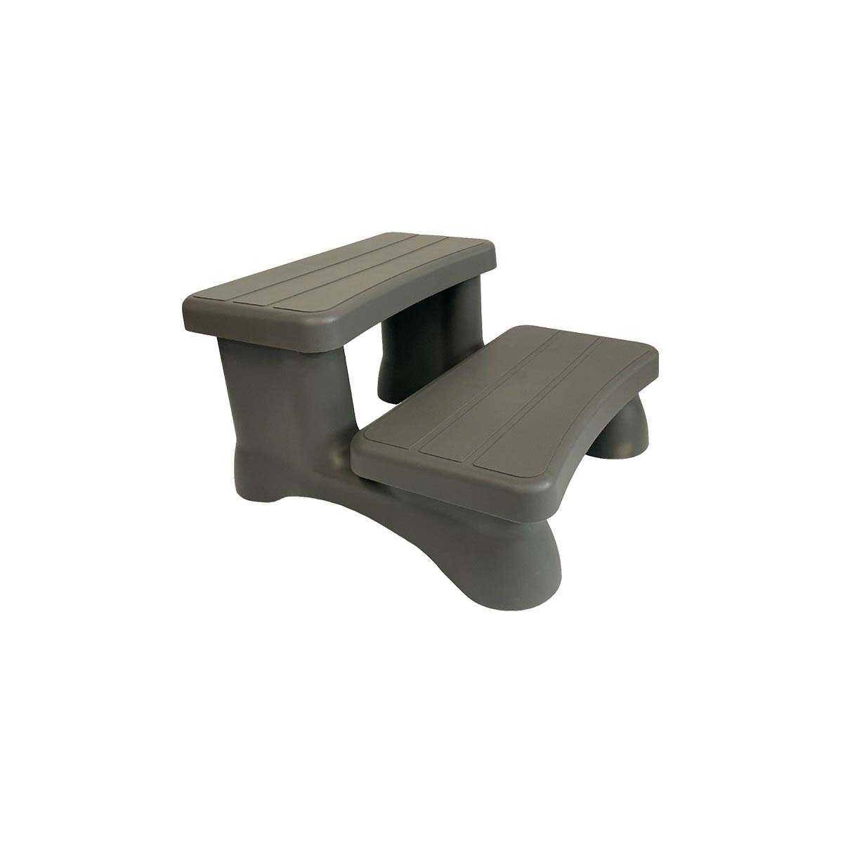 Escalier PVC 2 marches pour spas Alpina et MLSpa Longueur 61 cm - Image 1
