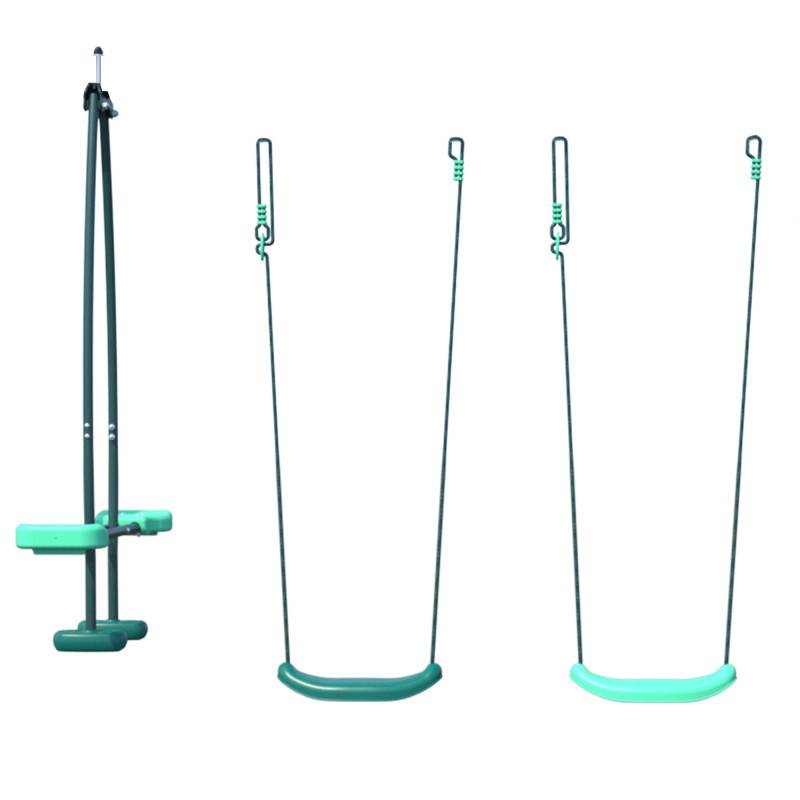 Soulet - Pack Cocoon SOULET 3 accessoires pour portique H195 cm 2 balançoires et 1 face à face - Image 1