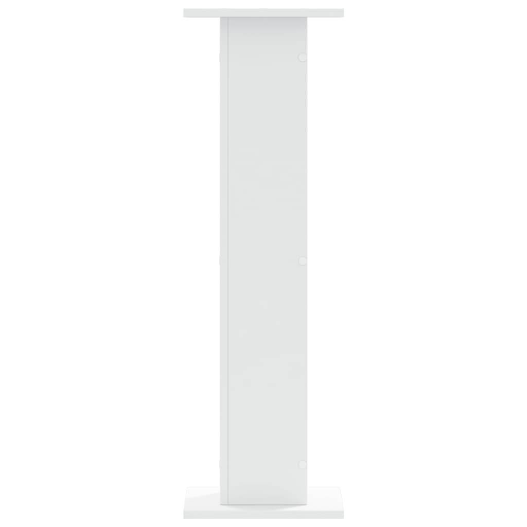 Vidaxl - Supports pour plantes 2 pcs blanc 30x30x95 cm bois d'ingénierie vidaXL 3307873 - Image 5