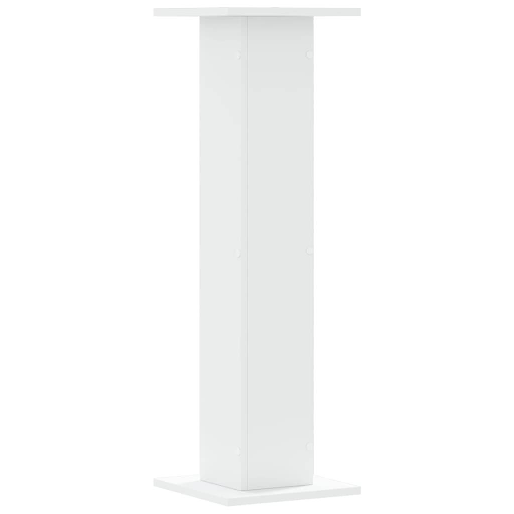 Vidaxl - Supports pour plantes 2 pcs blanc 30x30x95 cm bois d'ingénierie vidaXL 3307873 - Image 7