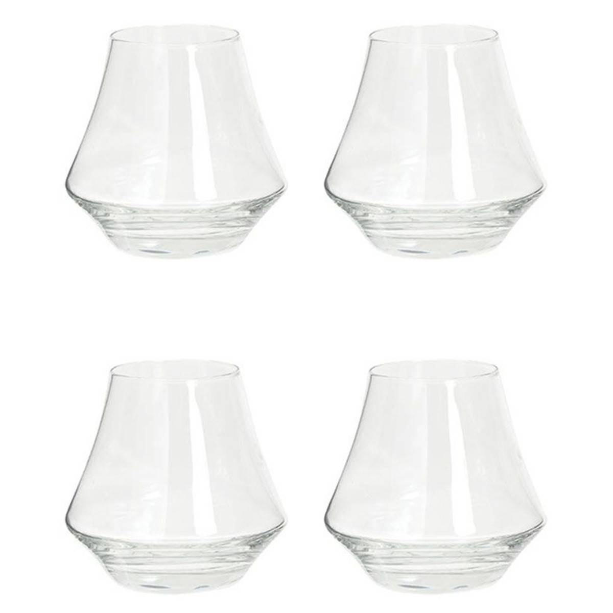 Lot de 4 Verres à Whisky "Arome" 29cl Transparent - Image 1