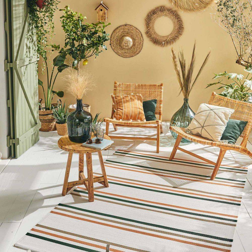 Jardindeco - Tapis extérieur en polypropylène Spargi 1742 vert 180 x 280 cm - Image 3