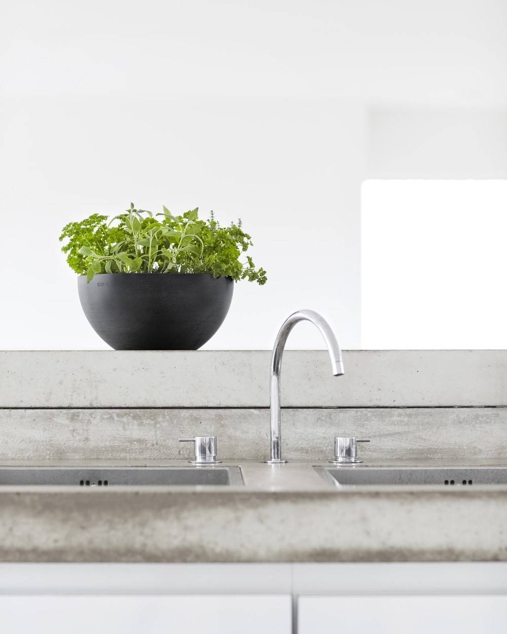 Ecopots - Pot Rond Brussels 25 Gris Foncé - Ø 25 x H. 12 cm - 3,6 L ECOPOTS - Image 4