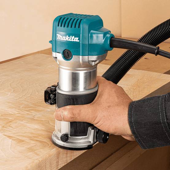 Défonceuse kit multi fonction 710 W - MAKITA - avec 4 bases - MakPac - RT0702CX3J - Image 3