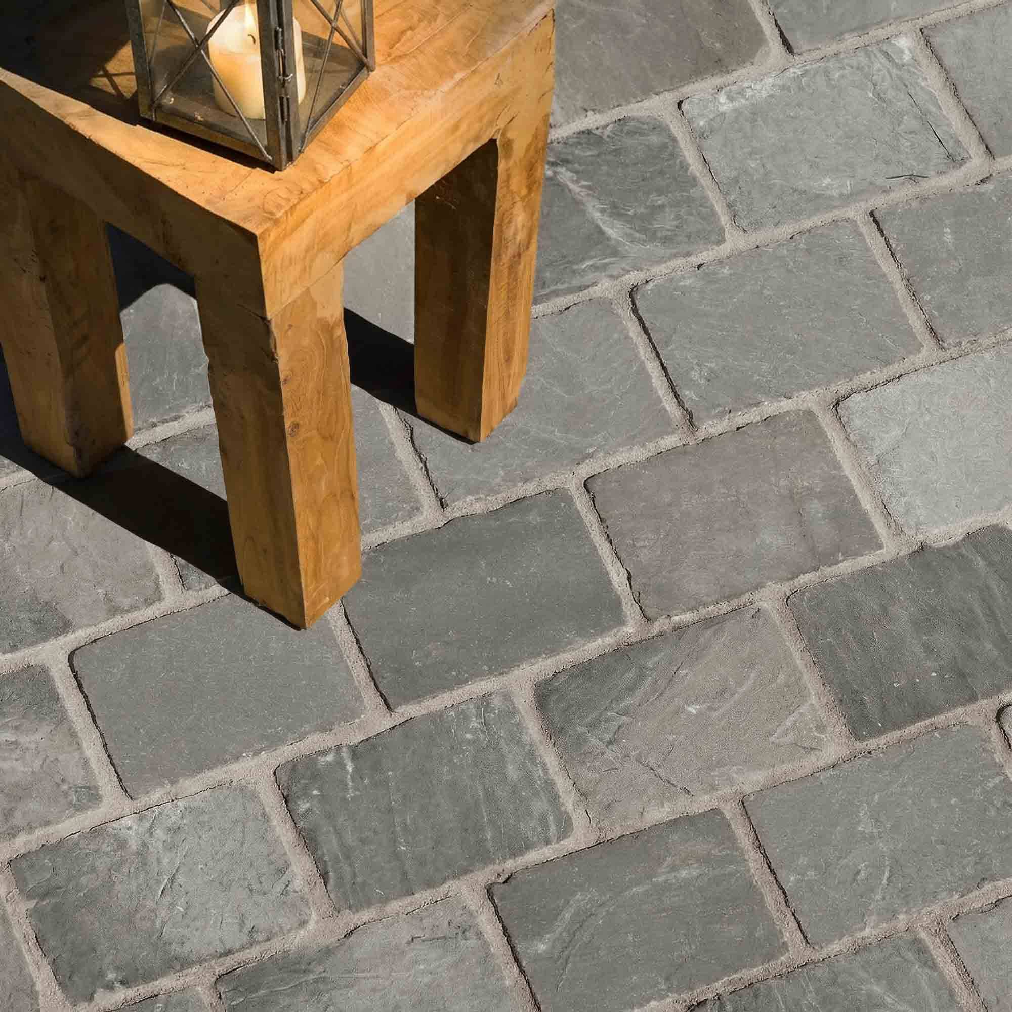 RO'MA Nature - Pavé Grès Kandla Gris 20x14x2-2,5 cm (vendu au m² - 30 pavés/m²) - RO'MA NATURE - Image 1