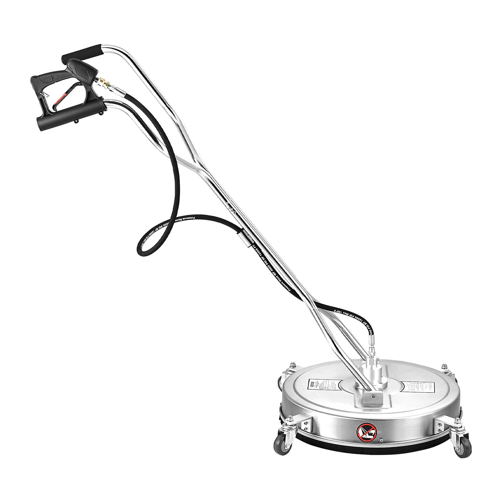 VEVOR Nettoyeur surface HP 558mm, acier inox, 310 bar, double poignée. - Image 9