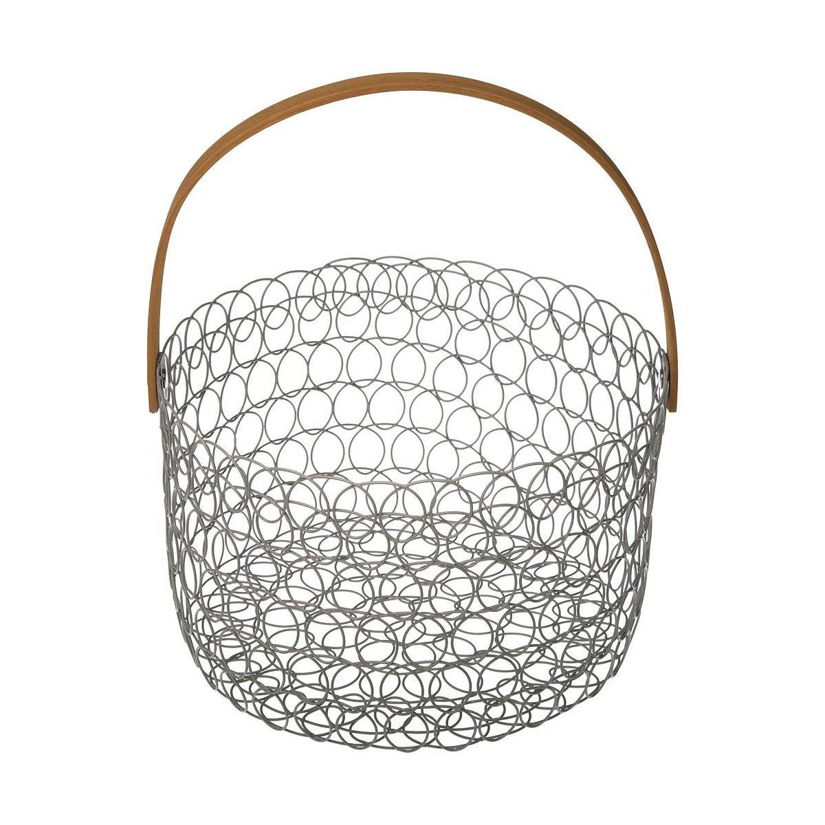 Versa - Corbeille à fruits ronde fil métallique 24 cm - Image 1