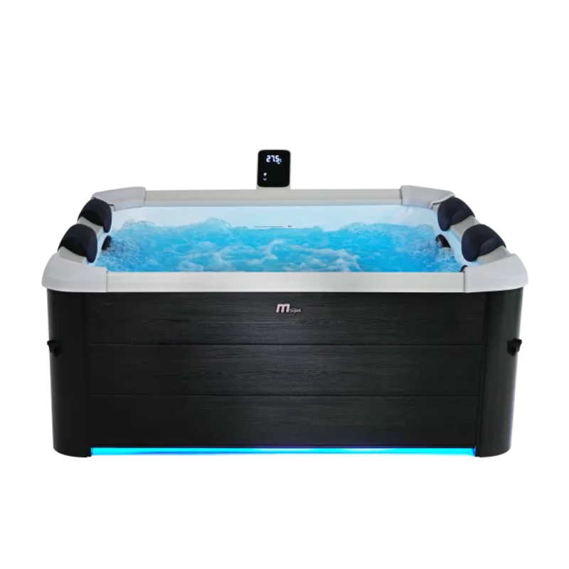 Spa rigide OSLO 6 personnes – 160×160×65 cm, 850 L, 120 jets + 8 hydrojets, LED, UV, Wi-Fi, Plug & Play – MSPA - Image 1