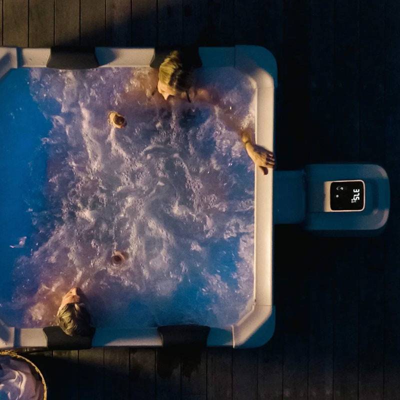 Spa rigide OSLO 6 personnes – 160×160×65 cm, 850 L, 120 jets + 8 hydrojets, LED, UV, Wi-Fi, Plug & Play – MSPA - Image 9