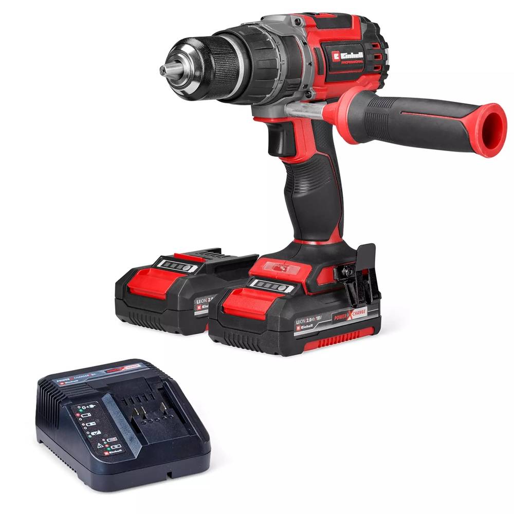Einhell - Perceuse-visseuse percussion TP-CD 18/70 Li-i BL (2x2,0 Ah) - 18V - brushless - 70Nm - 2 vitesses Einhell - Image 1