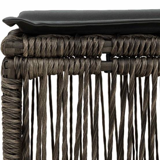 Vidaxl - Tabouret Gris polyrotin vidaXL 42026723 - Image 7