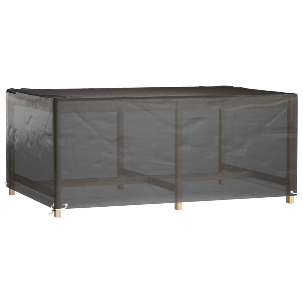 Vidaxl - Housses salon de jardin2pcs 8œillets 180x122x75cm rectangulaire vidaXL 3155347 - Image 2