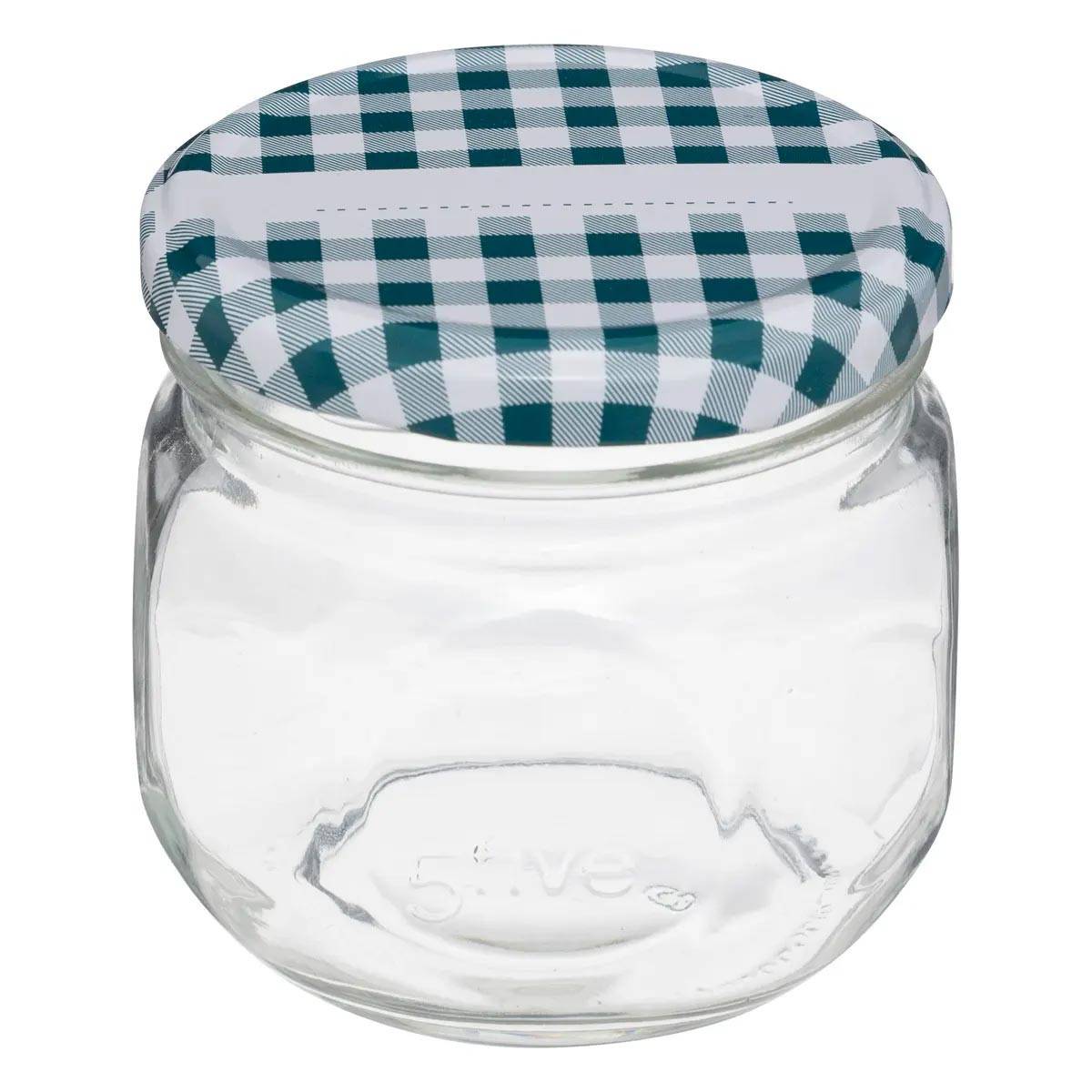 Lot de 6 Pots à Confiture en Verre "Jarro" 0,3L Transparent - Image 2