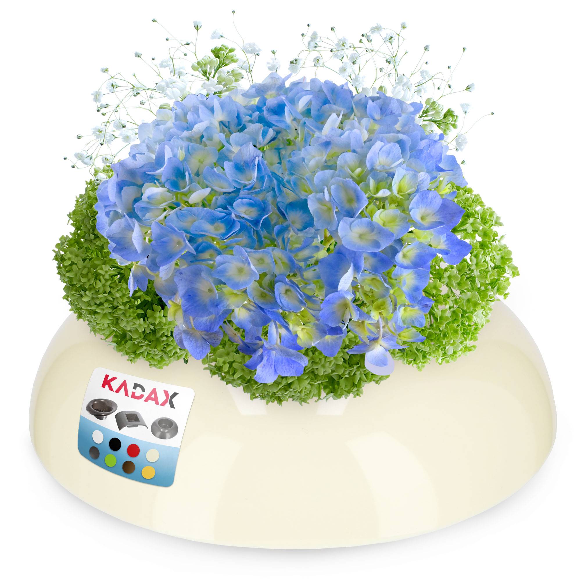 Ikebana 12cm Cache-Pot Créatif - Crème, Plantes & Décorations - Image 3