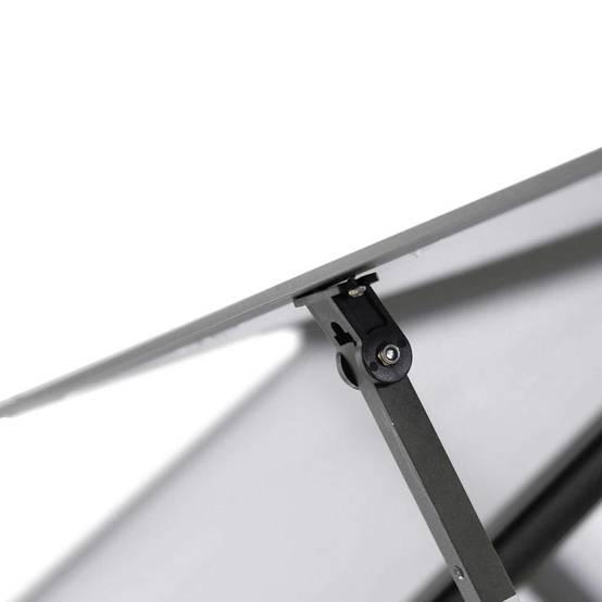 Serre aluminium et polycarbonate anthracite 169 x 58 x 202 cm - PANGIVO - Image 8