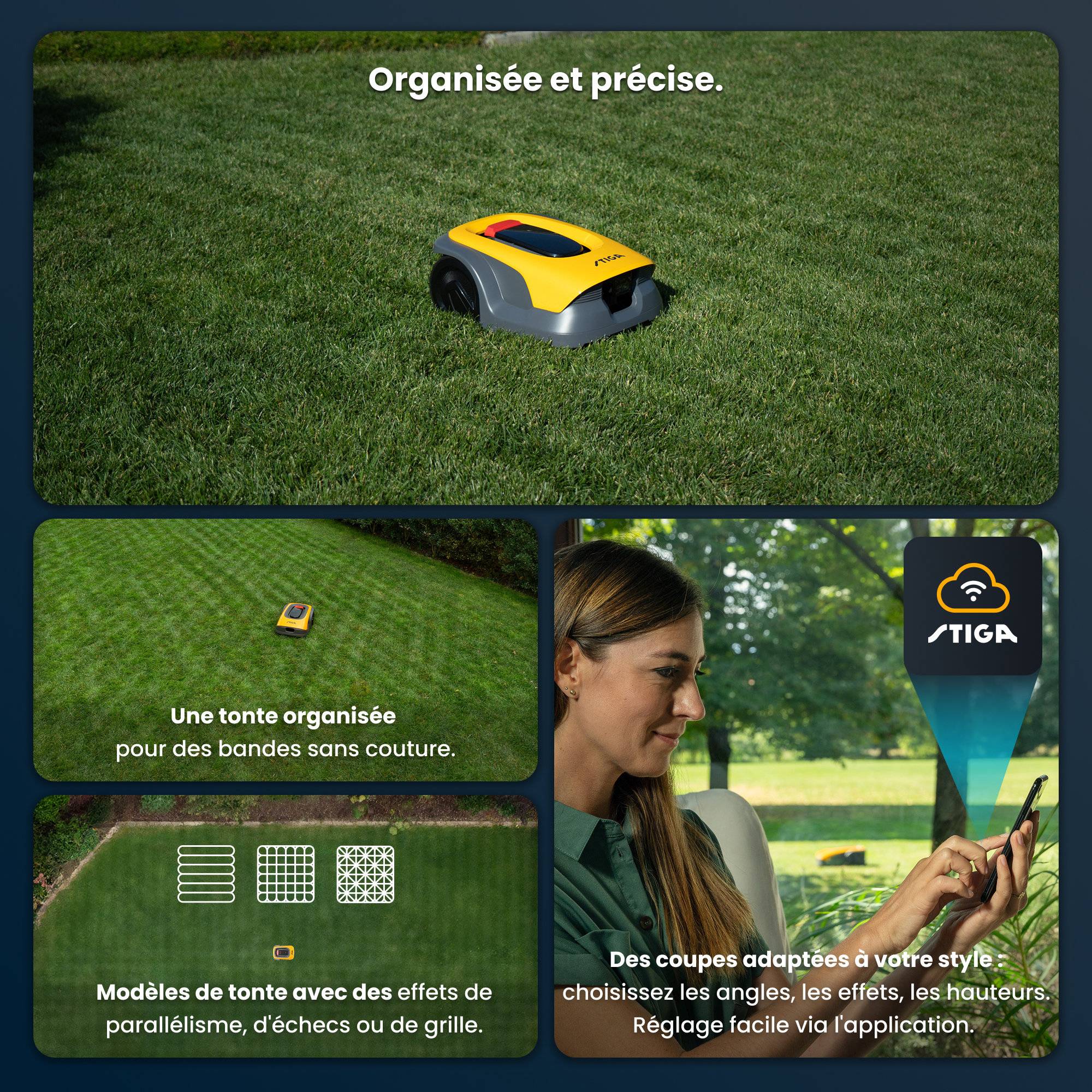 Stiga - Robot tondeuse A1000, max. 1400m², navigation GPS-RTK & 4G - STIGA - Image 5