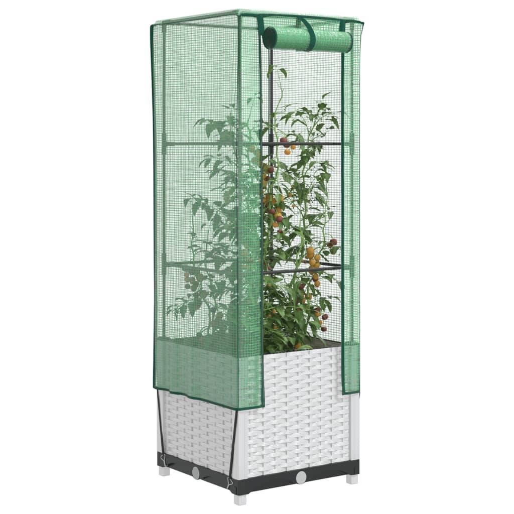 Prolenta Premium - Jardinière polypropylène blanc  40 x 40 x 38 cm  - Prolenta premium p333.4 - Image 2