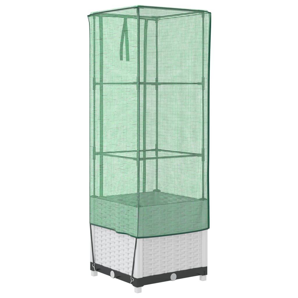 Prolenta Premium - Jardinière polypropylène blanc 40 x 40 x 38 cm - Prolenta premium p333.4 - Image 6