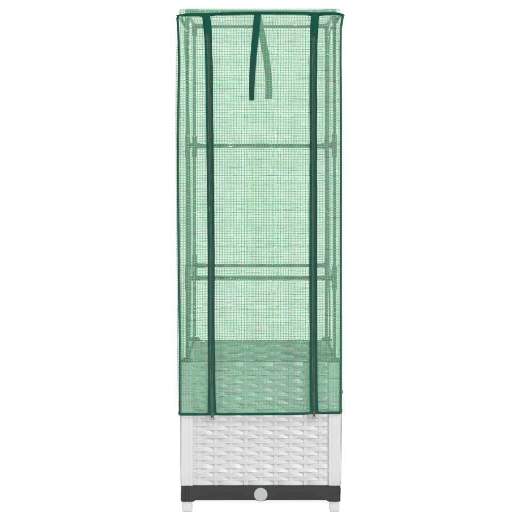 Prolenta Premium - Jardinière polypropylène blanc  40 x 40 x 38 cm  - Prolenta premium p333.4 - Image 4