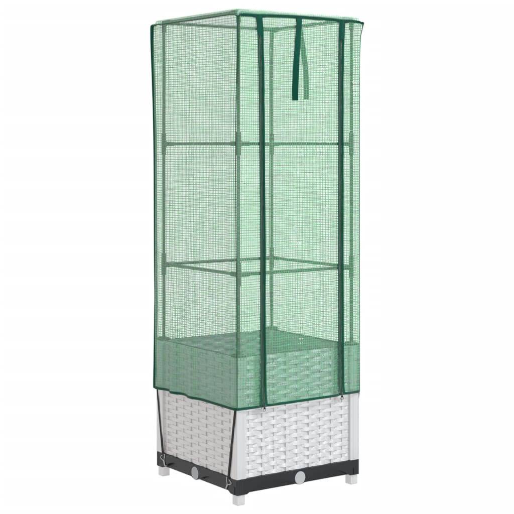 Prolenta Premium - Jardinière polypropylène blanc  40 x 40 x 38 cm  - Prolenta premium p333.4 - Image 1