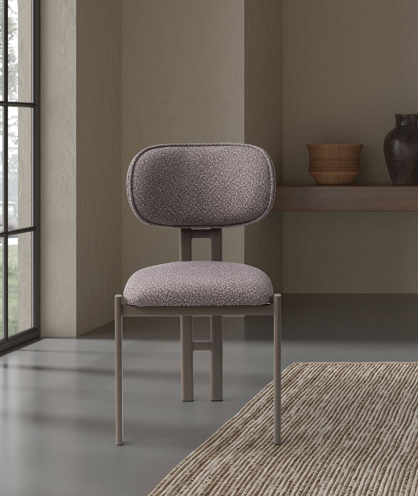 Habitat Et Jardin - Ensemble De Chaises (2 Pièces) En Métal "muriz" - Cendré -hanah Home - Image 2