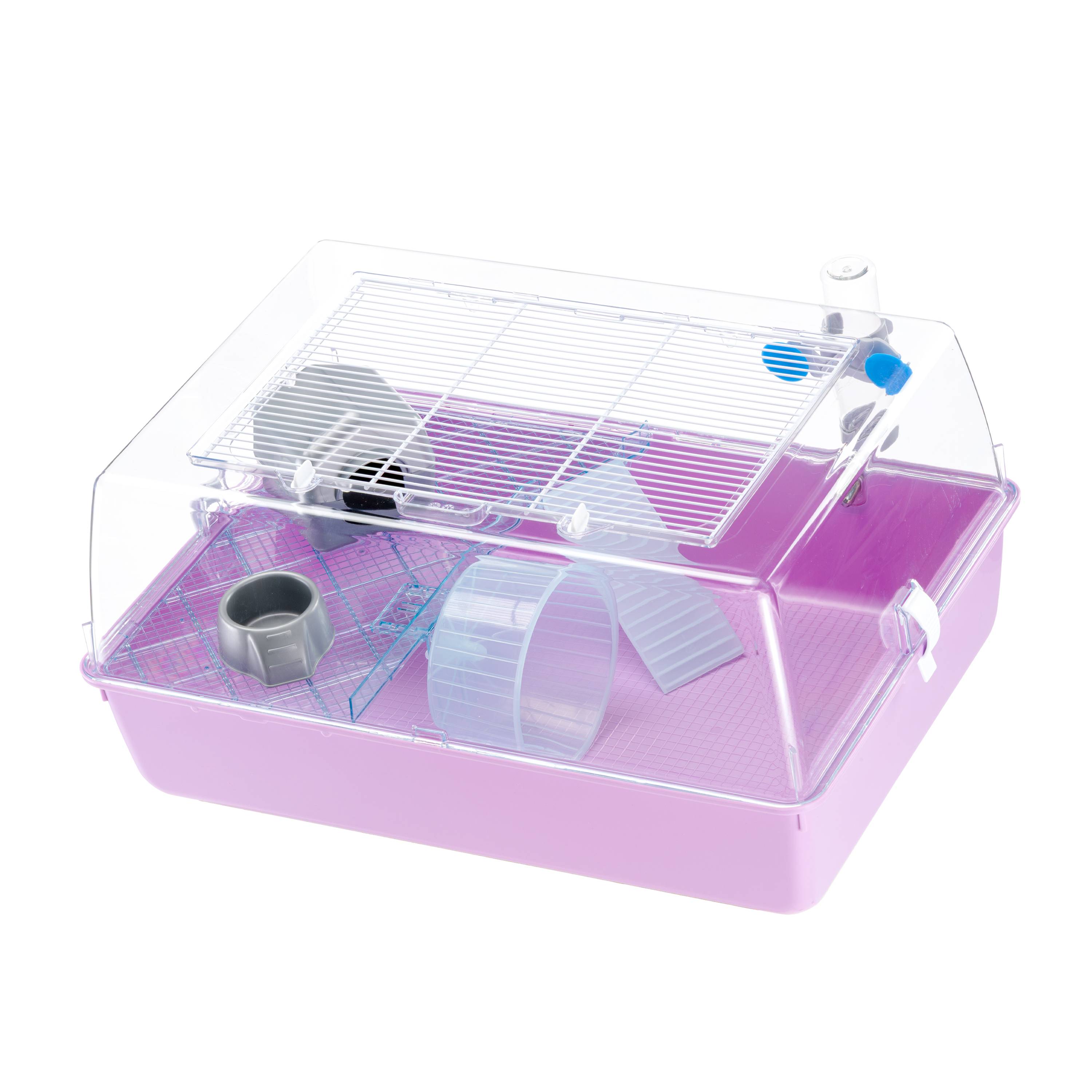 Ferplast - FERPLAST MINI DUNA HAMSTER Cage pour Rongeurs pour Hamsters, Souris, en Plastique, Accessoires inclus : Mangeoire, Abreuvoir, Étagère, Maison, - Image 8