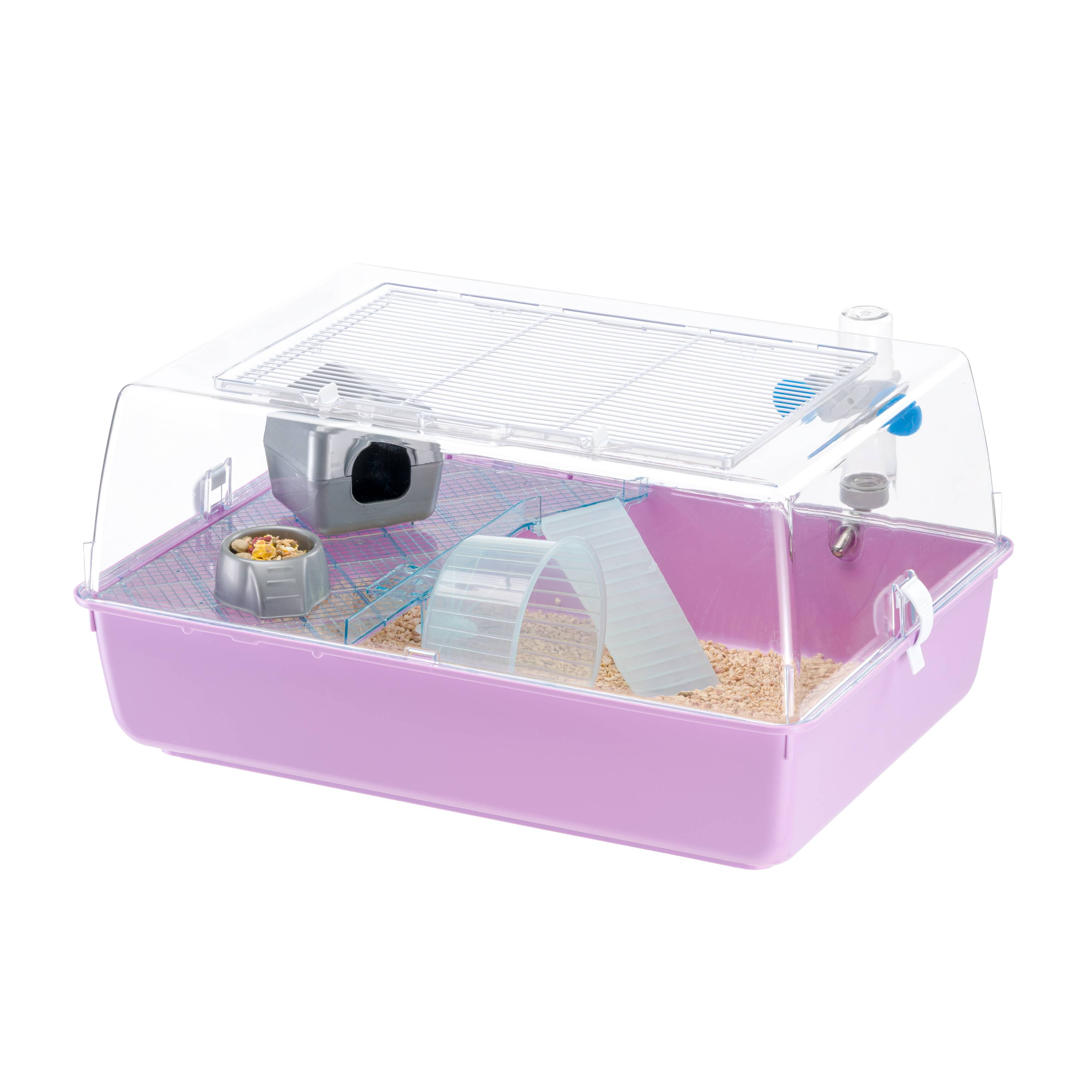 Ferplast - FERPLAST MINI DUNA HAMSTER Cage pour Rongeurs pour Hamsters, Souris, en Plastique, Accessoires inclus : Mangeoire, Abreuvoir, Étagère, Maison, - Image 5