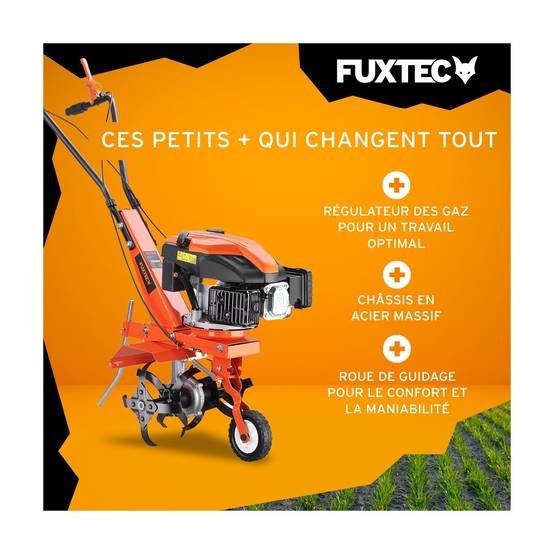 FUXTEC - Motoculteur thermique - FUXTEC FX-AF1139 - 139cm3 motobineuse largeur 36cm - Image 3