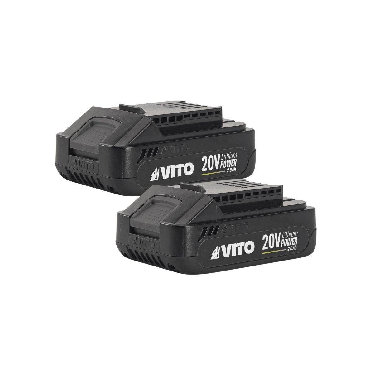 Coupe Bordure sans fil 20V + 2 Batteries 2AH + Chargeur + Jeu de 20 lames coupantes VITO - Image 3