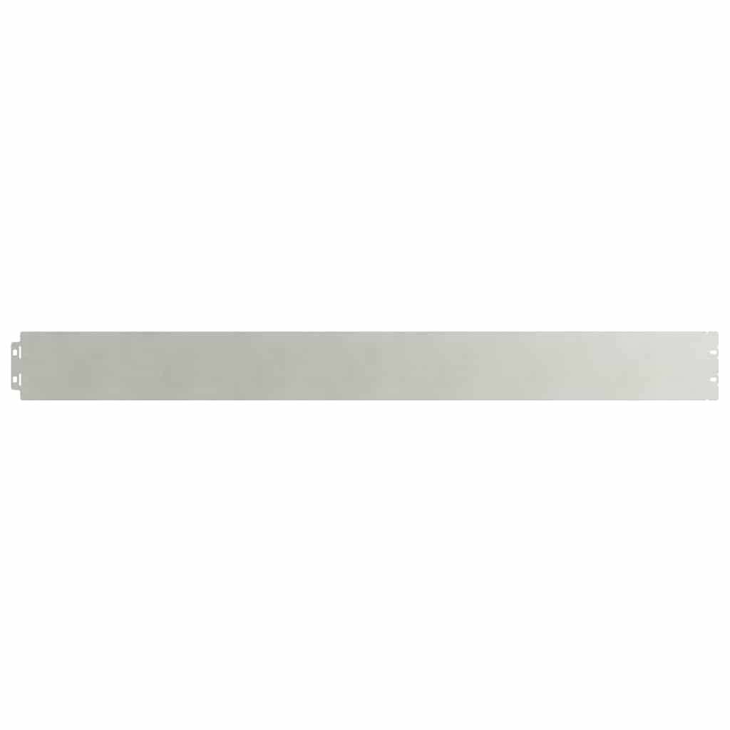 ComfortXL - Bordure Jardin Acier Inoxydable Délimitation Pelouse Chemins 103x10cm Argent - ComfortXL Outdoor Living - Image 3