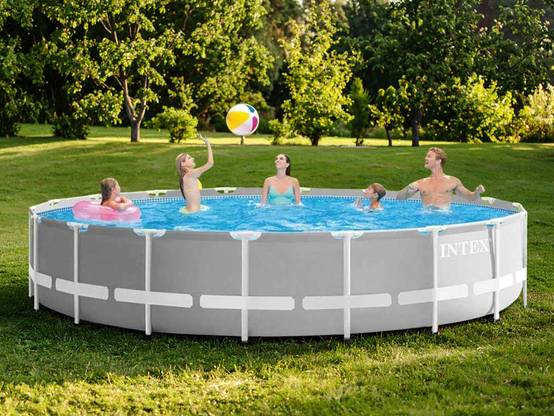 Piscine tubulaire Prism Frame ronde 5,49 x 1,22 m - Intex - Image 2