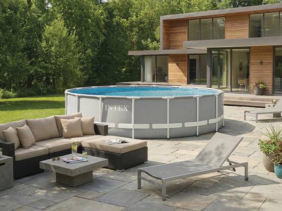 Piscine tubulaire Prism Frame ronde 5,49 x 1,22 m - Intex - Image 4