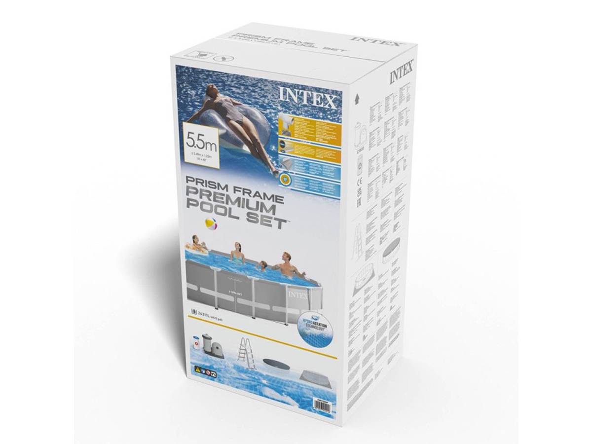 Piscine tubulaire Prism Frame ronde 5,49 x 1,22 m - Intex - Image 7