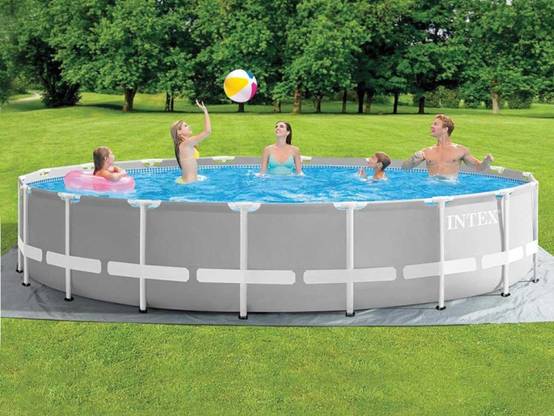 Piscine tubulaire Prism Frame ronde 5,49 x 1,22 m - Intex - Image 3