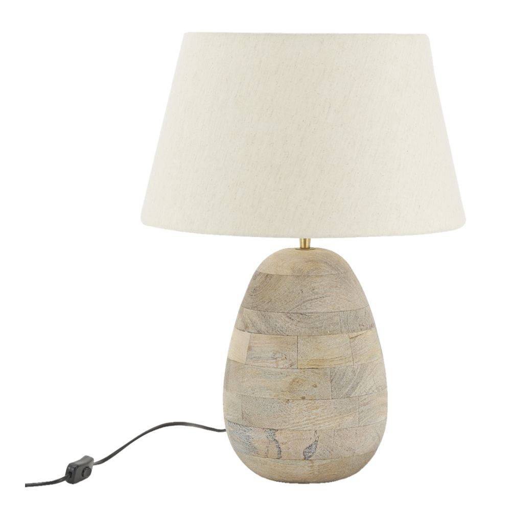 Aubry Gaspard - Pied de lampe ovale en manguier - Image 3