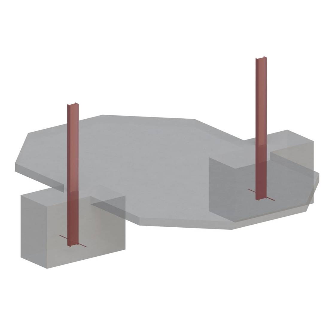 Altanka - Piscine hors sol en bois NEMO 4.3 x 3 - H.1.18 m, gris clair, fixations à sceller - BAS7302OSPI2 - ALTANKA - Image 5