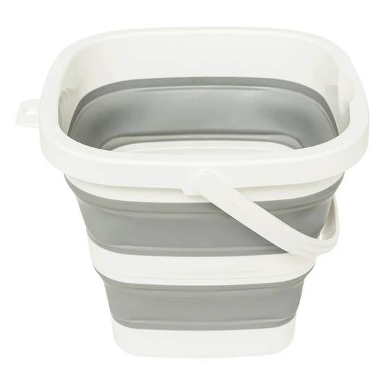 Seau Avec Poignée "Rétractable" 5L Gris - Image 1