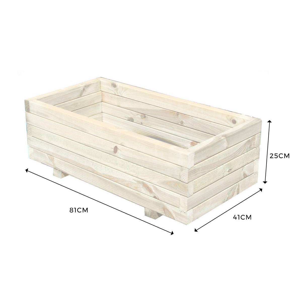 Jardinière rectangulaire Primo 80 - Cémonjardin - Image 5