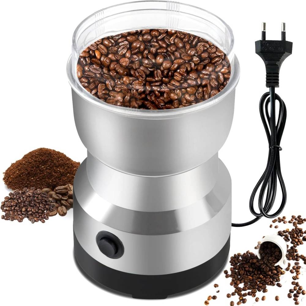 0 - Moulin à café électrique 300ml - 4 lames inox - Pour café, noix, épices - Image 1